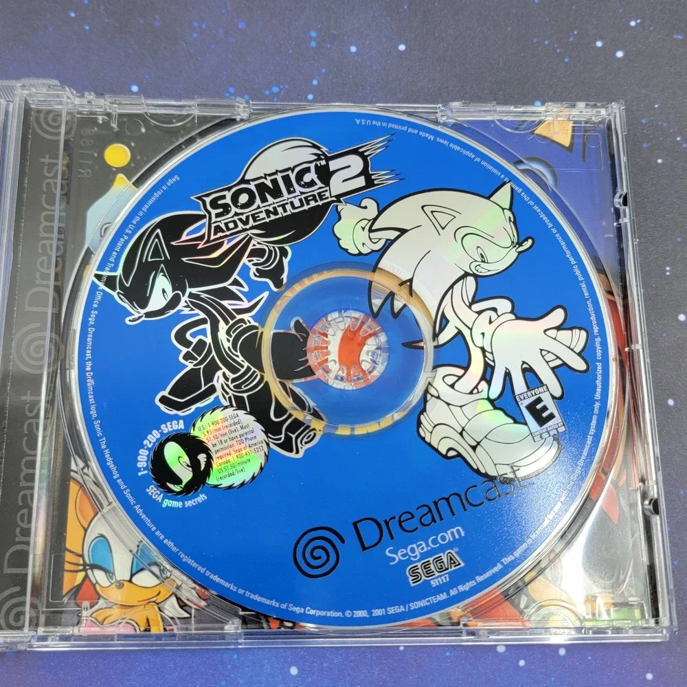 Sega Dreamcast Sonic Adventure 2 Video Game Shadow the Hedgehog 51117